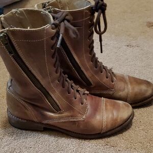 BED|STU Rustic Brown Leather Boots
